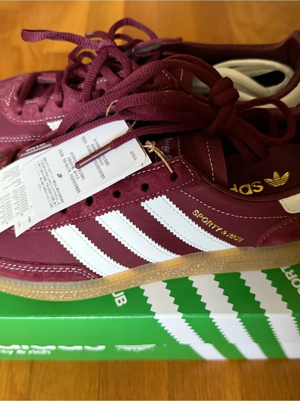 Adidas Handball Spezial Wine Burgundy Sneakers